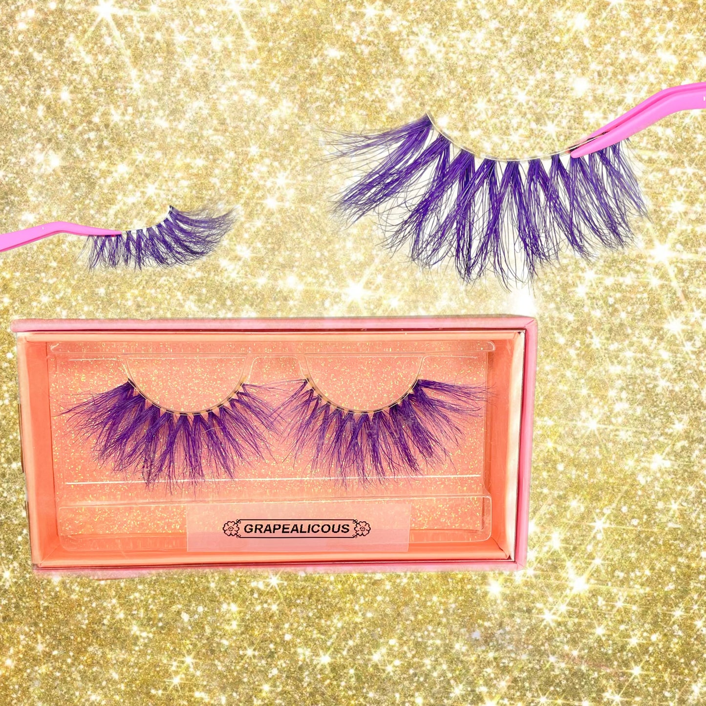 Grapelicious 25 MM Colorful Mink Lash